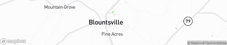 Blountsville - map