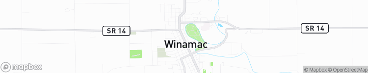 Winamac - map