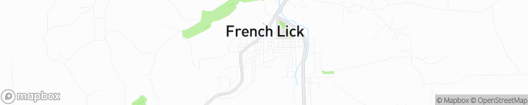 French Lick - map