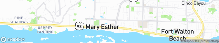 Mary Esther - map