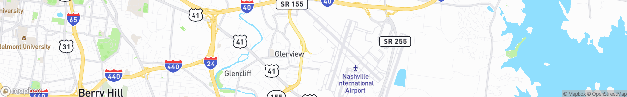 West Nashville Wrecker - map