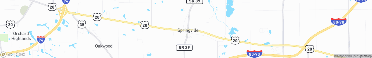 Springville Petroleum - map