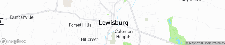 Lewisburg - map