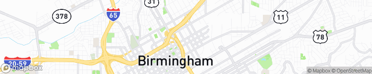 Birmingham - map