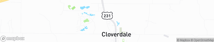 Cloverdale - map