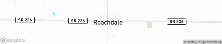 Roachdale - map