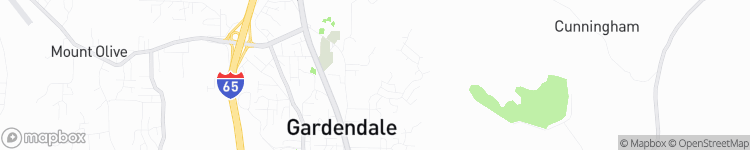 Gardendale - map