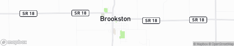 Brookston - map