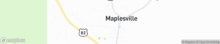 Maplesville - map