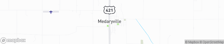 Medaryville - map