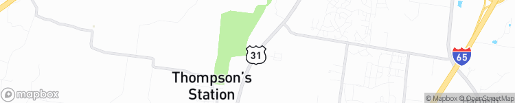 Thompson's Station - map
