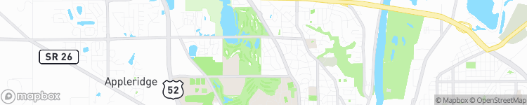 West Lafayette - map