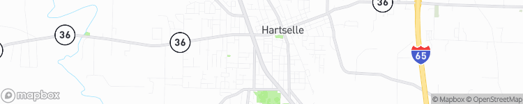Hartselle - map