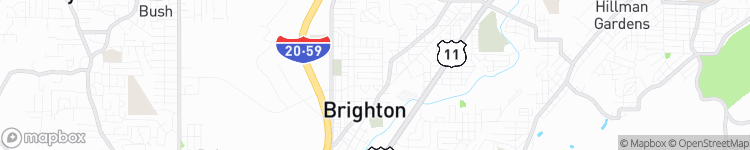 Brighton - map