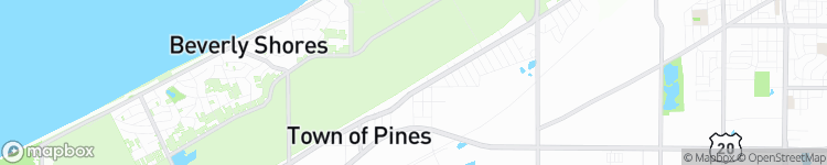 Town of Pines - map