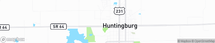 Huntingburg - map