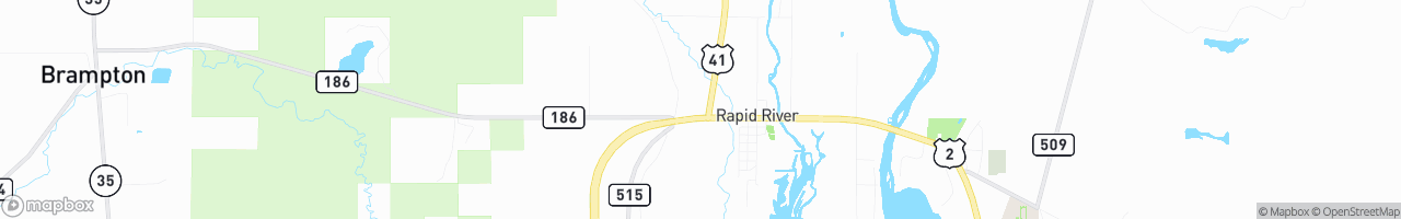Rapid River Mini Mart - map