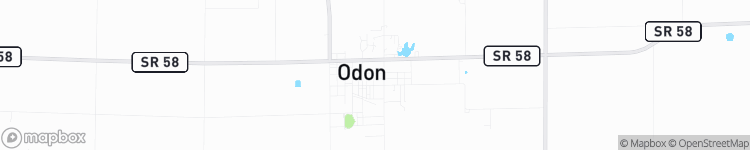 Odon - map