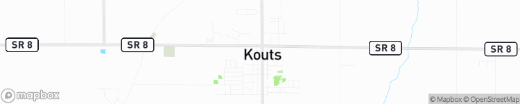 Kouts - map