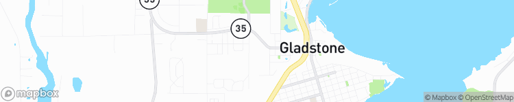 Gladstone - map