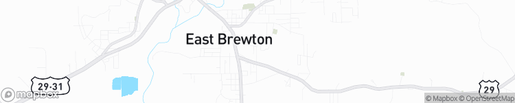 East Brewton - map
