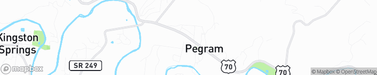 Pegram - map