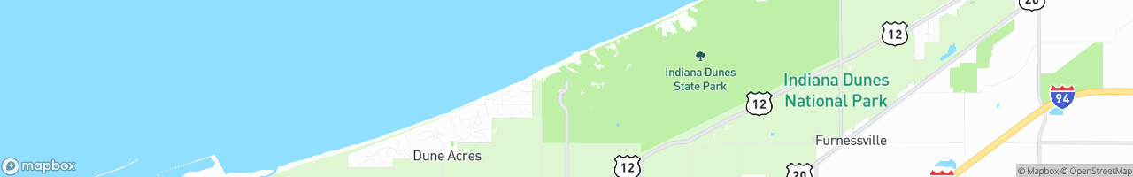 Indiana Dunes State Park - map