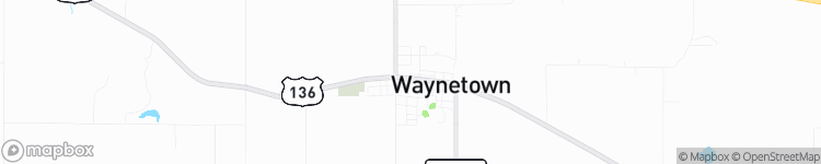 Waynetown - map