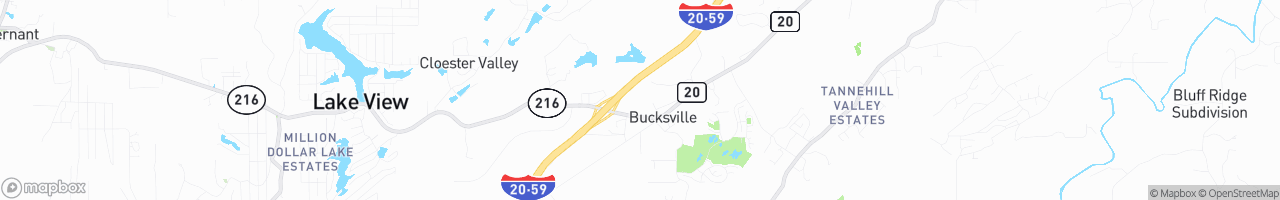 Petro Bucksville - map