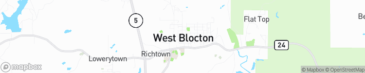 West Blocton - map