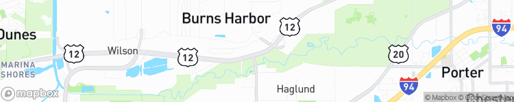Burns Harbor - map