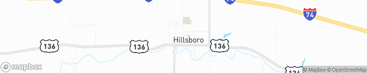 Hillsboro - map