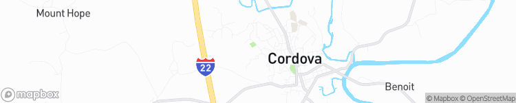 Cordova - map