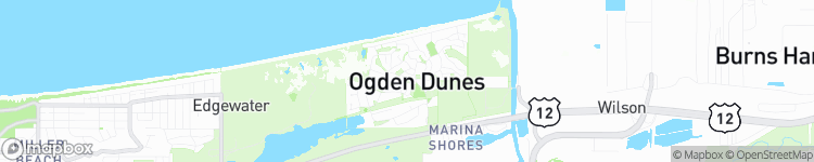Ogden Dunes - map
