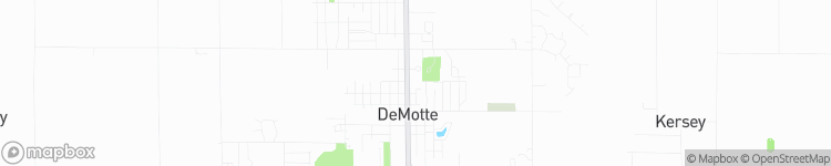 DeMotte - map