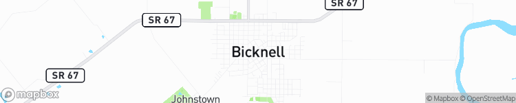 Bicknell - map