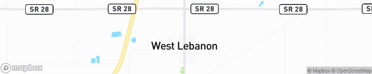 West Lebanon - map