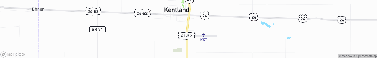 Kentland 76 Truck Stop (Unocal) - map