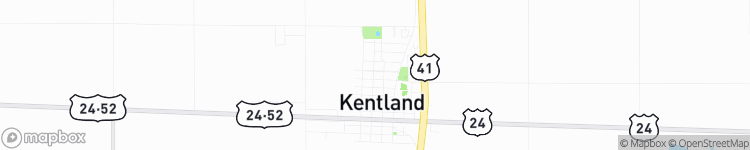 Kentland - map