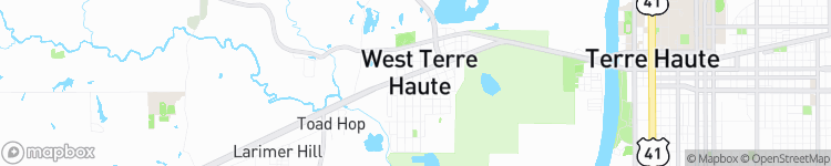 West Terre Haute - map