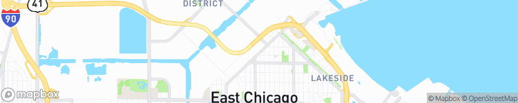 East Chicago - map
