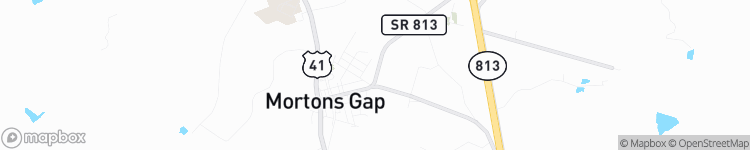 Mortons Gap - map