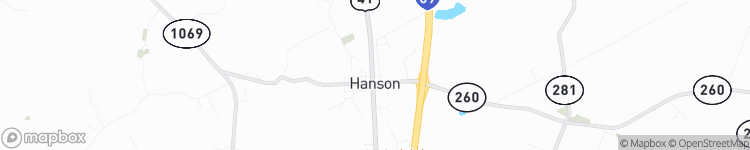 Hanson - map