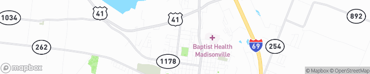 Madisonville - map