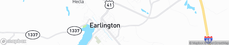 Earlington - map