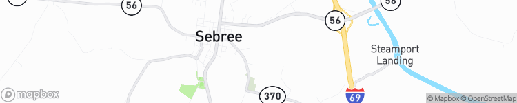 Sebree - map