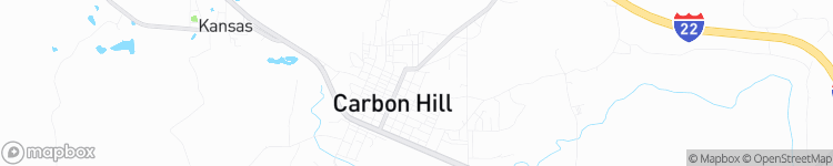 Carbon Hill - map