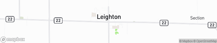 Leighton - map