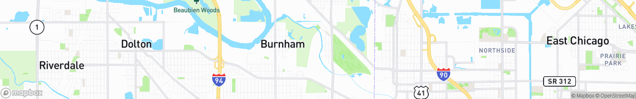 Burnham - map