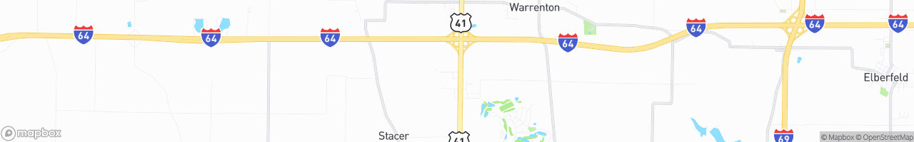 Busler Truck Stop I-64 (Pennzoil) - map